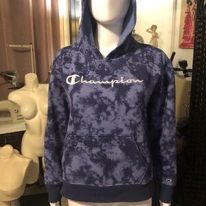Champion Blue Tie-Dye Hoodie
Women’s